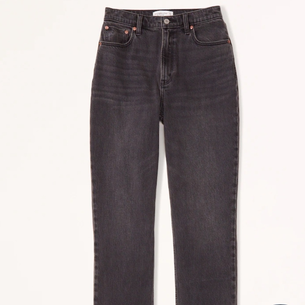Curve Love Ultra High Rise 90s Straight Jean | Black Sz 24 (00)